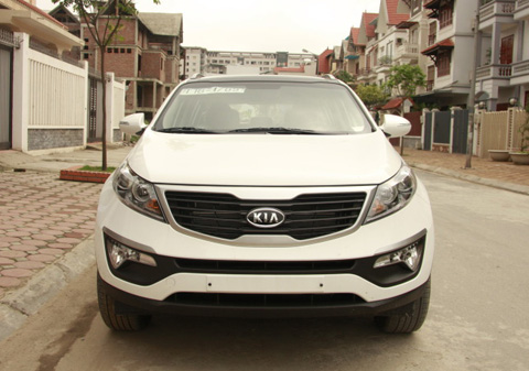 Kia Sportage trên đường phố Hà Nội