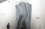 Triển lãm xây dựng tòa tháp cao 6m bằng... robot máy bay