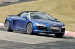 Audi R8 GT Spyder trần trụi trên đường thử