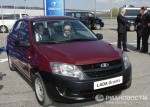 TT Nga Vladimir Putin test thử chiếc xe Lada Granta