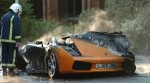 Thêm một sự cố cháy xe Lamborghini