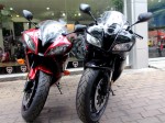 Cặp đôi Yamaha R6 và Honda CBR600RR 2011 ở Sài Gòn