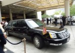 Limousine tổng thống Mỹ trên phố