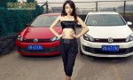 Volkswagen Golf GTI "quây" cô nàng nhỏ xinh